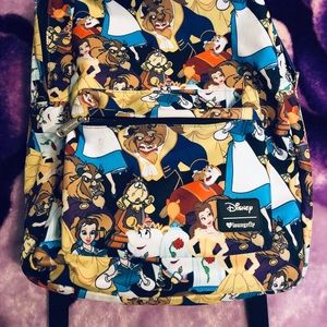 Beauty and the beast loungefly backpack